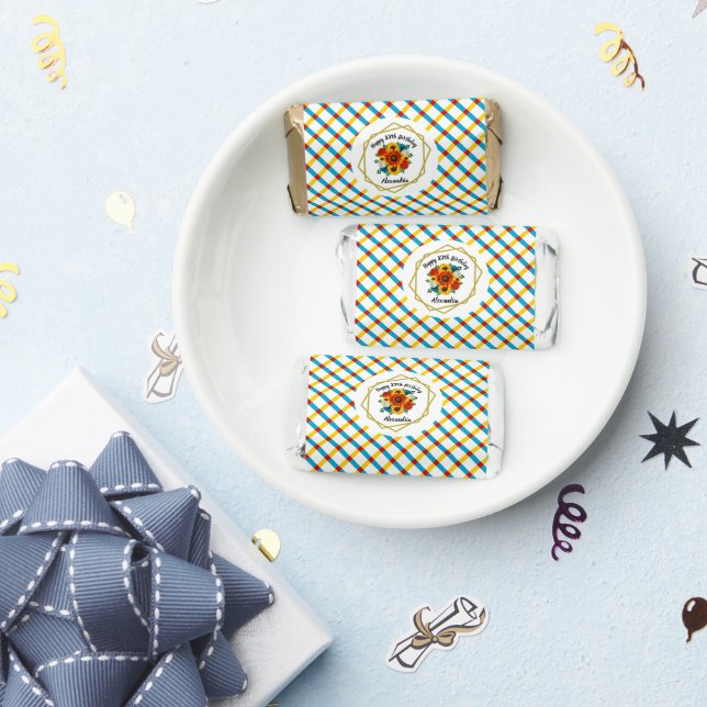 Summer Picnic Party Geometric Floral Hershey's Miniatures (Party)