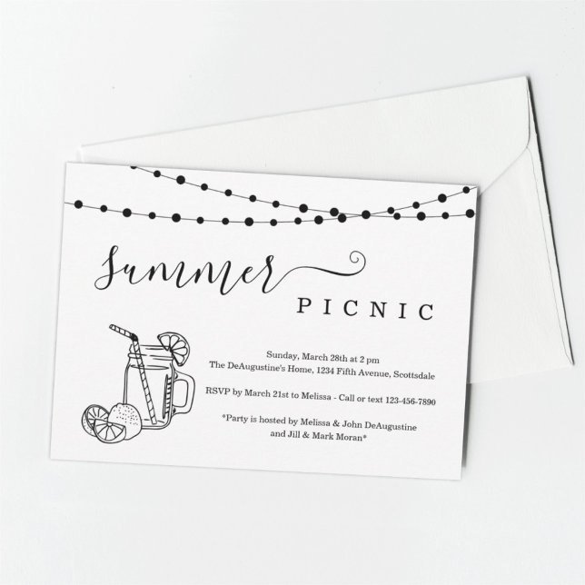 Summer Picnic Party Invitation (Creator Uploaded)