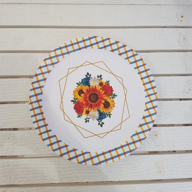 Summer Picnic Party Paper Plates (Creator Uploaded)