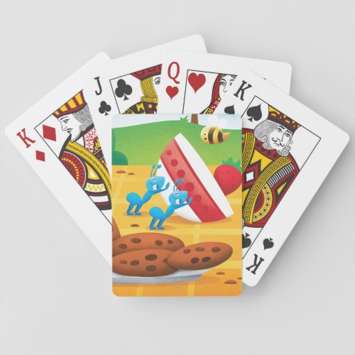 Summer Picnic Poker Cards