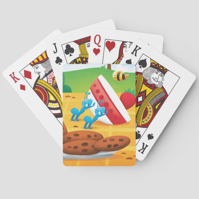 Summer Picnic Poker Cards (Back)