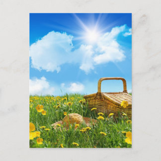 Summer Picnic Postcard