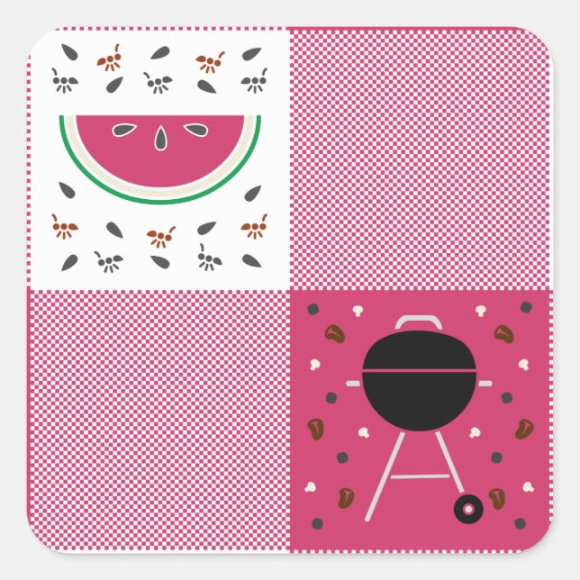 Summer Picnic Sticker (Front)