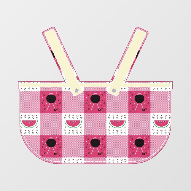 Summer Picnic Wall Decal (Front)