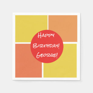 Summer Picnics, Vacation and Birthdays Napkins