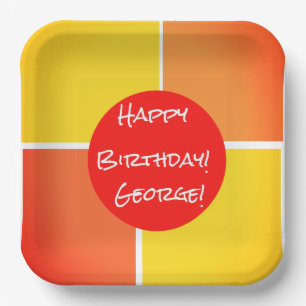 Summer Picnics, Vacation and Birthdays  Paper Plat Plates