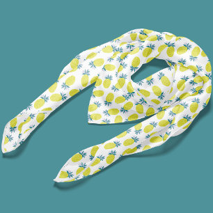 Summer Pineapples Pattern Scarf