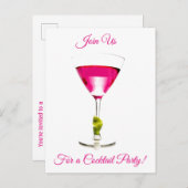 Summer Pink Cocktail Party Invitation | Zazzle