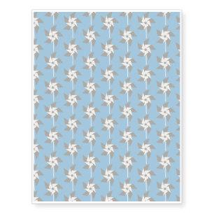 Summer Pinwheels Temporary Tattoos