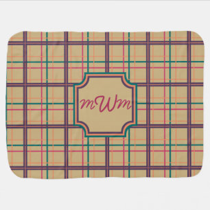 Summer Plaid Baby Blanket
