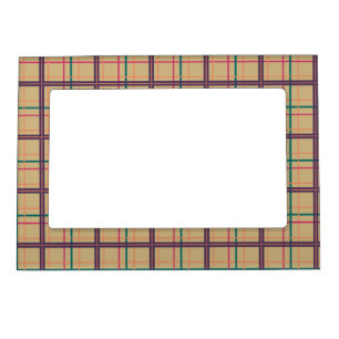 Summer Plaid Magnetic Frame
