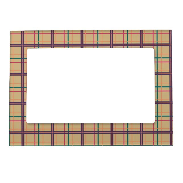 Summer Plaid Magnetic Frame (Front)