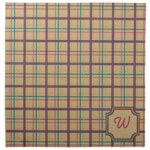 Summer Plaid Napkin