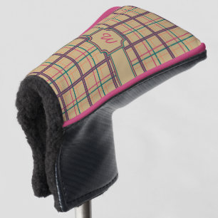 Summer Plaid Putter Cover