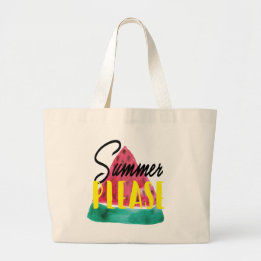 SUMMER PLEASE WATERMELON TOTE