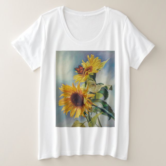 Summer Plus Size T-Shirt (Design Front)