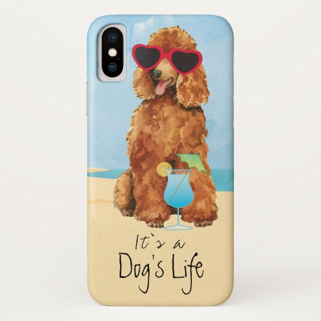 Summer Poodle Case-Mate iPhone Case (Back)
