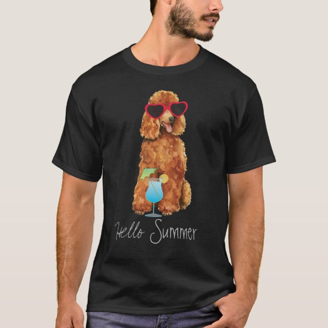 Summer Poodle T-Shirt (Front)