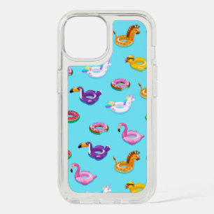 Summer Pool Float Pattern iPhone 15 Case