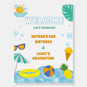 Summer Pool Joint Event Welcome Poster