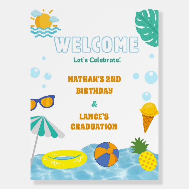 Summer Pool Joint Event Welcome Poster (Front)