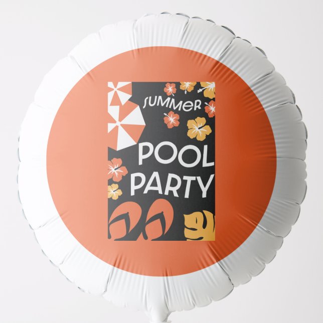 Summer Pool Parties    Balloon (Front)