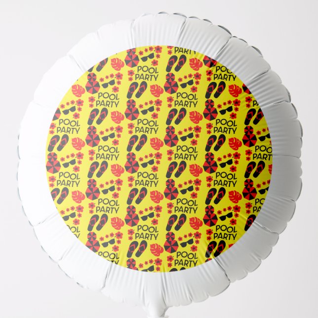 Summer Pool Parties   Balloon (Front)
