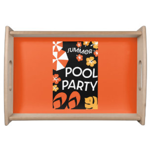 Summer Pool Parties   Serving Tray