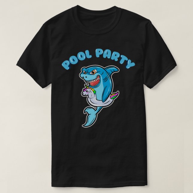Summer Pool Party Fun T-Shirt (Design Front)