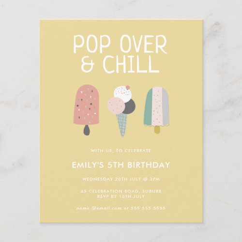 Summer Pop Over  Chill Popsicle Party Birthday