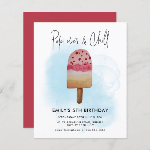 Summer Pop Over  Chill Popsicle Party Birthday 