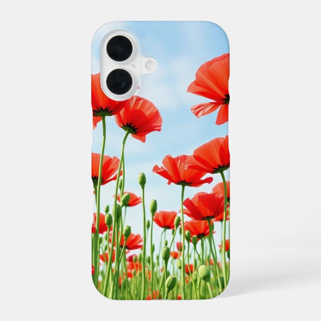 Summer Poppies Iphone Case (Back)