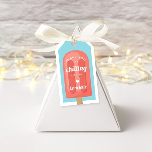 Summer Popsicle Kids Birthday Party Favor Gift Tags