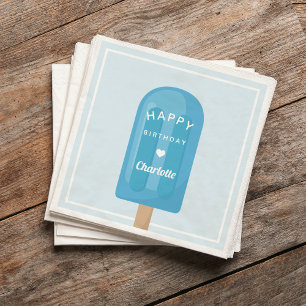 Summer Popsicle Kids Birthday Party Napkins