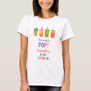 Summer Popsicle Mommy to be baby shower T-Shirt
