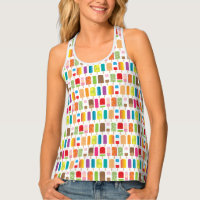 Summer Popsicles and Ice Cream Bars Tank Top