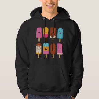 Summer Popsicles Creamsicles Ice Cream Bars With C Hoodie