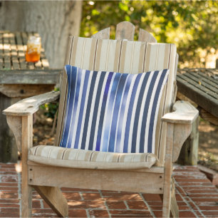 Summer Popular Navy Blue Boat Stripes Collection Outdoor Pillow