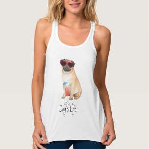 Summer Pug Tank Top