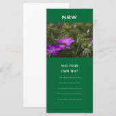 summer purple garden flowers (Front/Back)