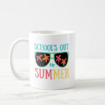 Summer Rainbow Last Day Of School Teacher Coffee Mug<br><div class="desc">This Schools Out For Summer Rainbow Last Day Of School design is Cute outfit for Teacher,  students,  children,  parents,  professor,  educator,  Kids,  boy,  girls,  Principals,  men and women to Celebrate Last Day Of School Summer Party</div>