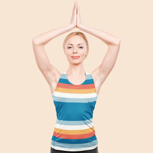 Summer Rainbow Stripes Tank Top (Creator Uploaded)