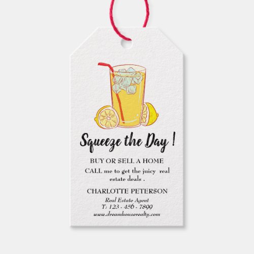 Summer Real Estate Pop By  Gift Tags