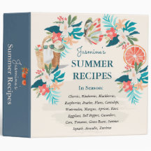 Summer Recipe Binder – Personalized Farmhouse Cook