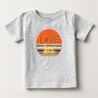 Summer Retro Striped  Women's & Kids Clothing  Baby T-Shirt