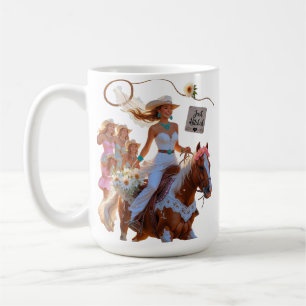 Summer Ride to Forever – Cowgirl Wedding Bliss" Coffee Mug