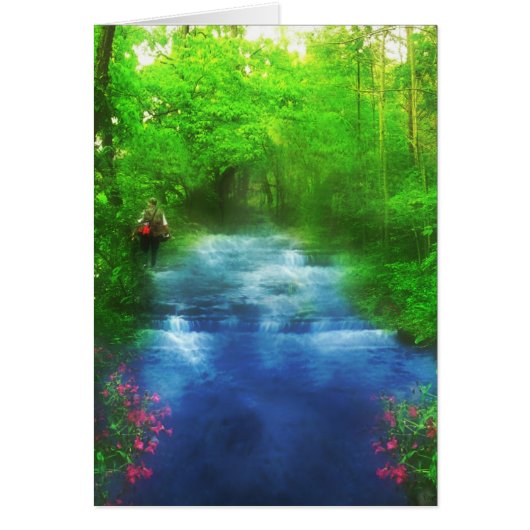 Summer River Walk Hiker Cards (Front)