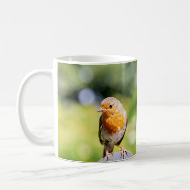 Summer Robin Coffee Mug (Left)