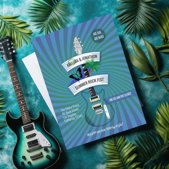 Summer Rock Festival Wedding Flyer (Creator Uploaded)