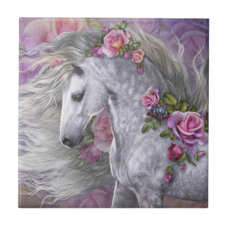 Summer Rose Art Tile